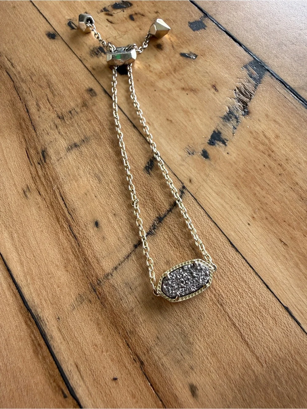 Kendra Scott Gold Platinum Drusy Bracelet